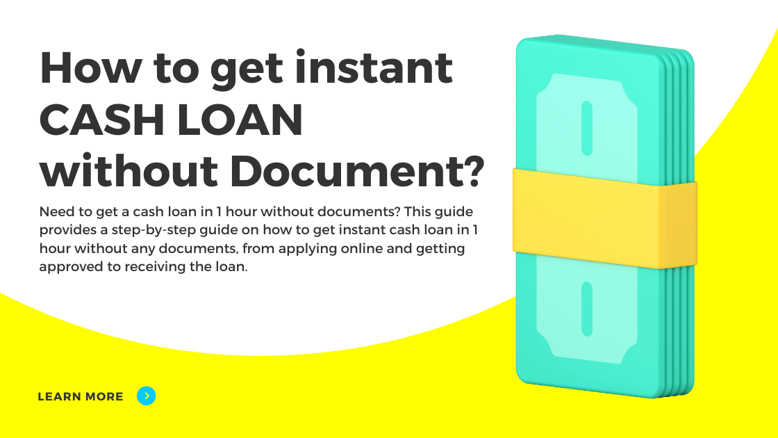 Read more about the article How to get a cash loan in 1 hour without documents